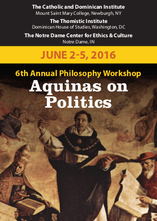 Philosophy Workshop Aquinas On Politics