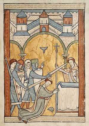 The murder of Thomas Becket