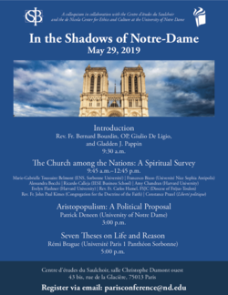 2019 Paris Conference In the Shadows of Notre Dame
