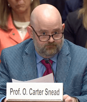 O. Carter Snead at Senate Judiciary 20240320